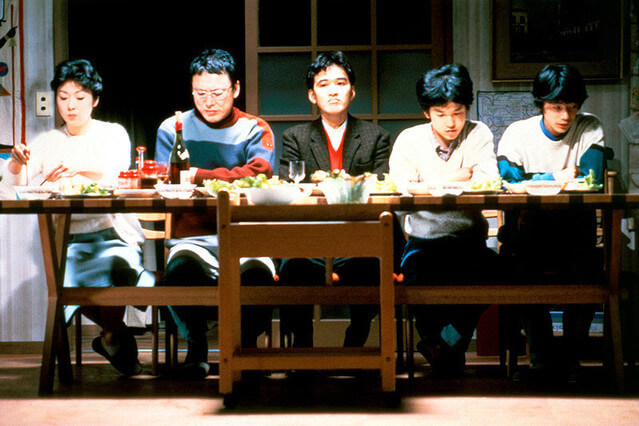 映画 家族ゲーム ネタバレ感想 松田優作がラストに一家の食事に便乗してパイ投げ 笑 人生半降りブログ